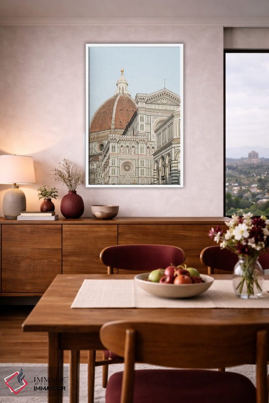تابلو دکوراتیو Florence Italy,کلیسای دومو، فلورانس، ایتالیا اثر هنریکه شنک - D3W