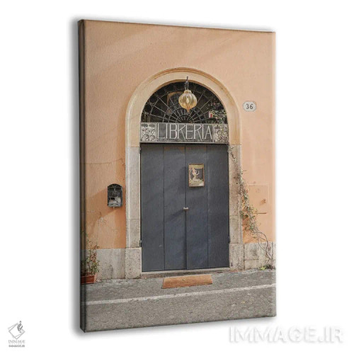 تابلو دکوراتیو درب کتابفروشی اثر هنریکه شنک - نمای پرسپکتیو محصول