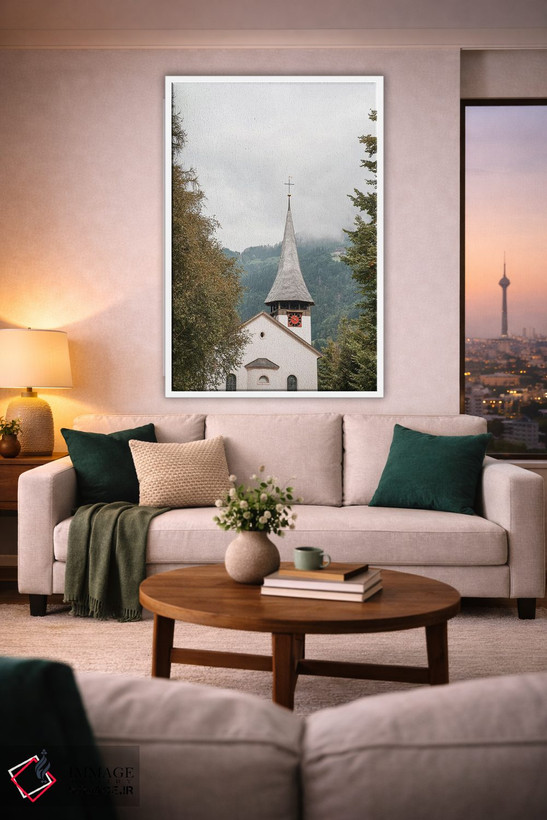 تابلو دکوراتیو Switzerland,کلیسای لاتربرونن، سوئیس اثر هنریکه شنک - D1W