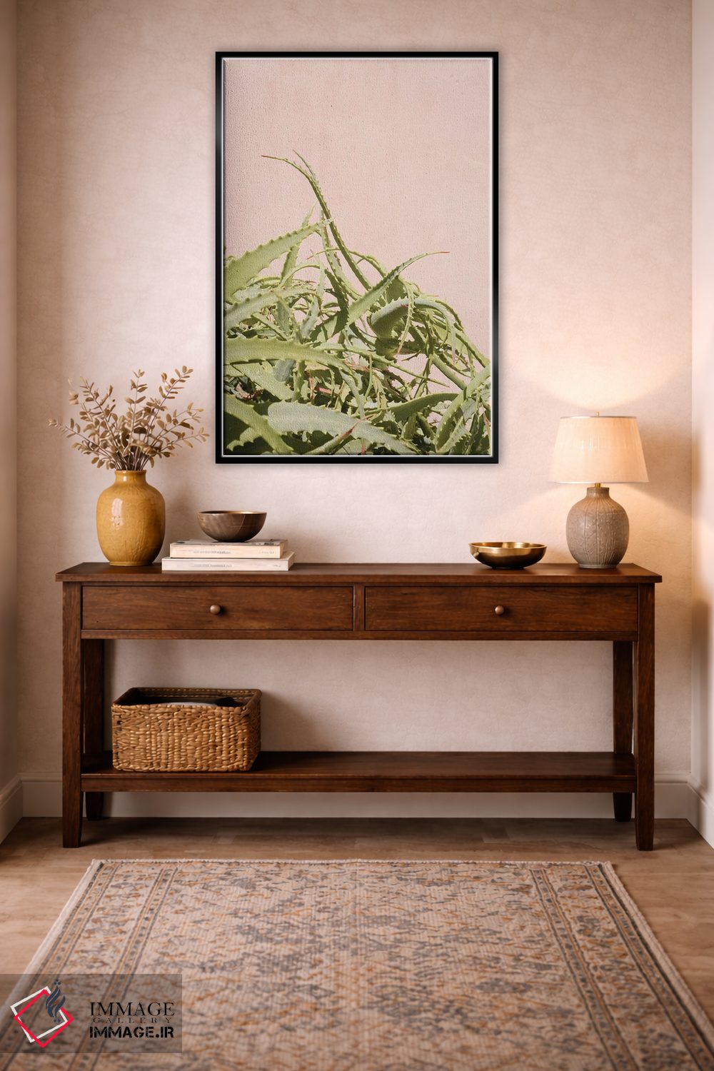 تابلو دکوراتیو باغ کاکتوس اثر هنریکه شنک - D5B