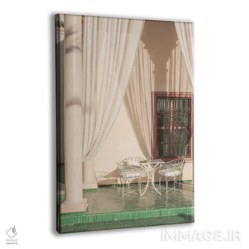 تابلو دکوراتیو تابستان در مراکش اثر هنریکه شنک - نمای پرسپکتیو محصول