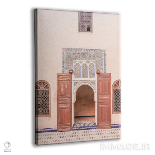 تابلو دکوراتیو درب کاخ باهیا اثر هنریکه شنک - نمای پرسپکتیو محصول