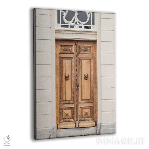 تابلو دکوراتیو درب جلوی چوبی در هلند اثر هنریکه شنک - نمای پرسپکتیو محصول