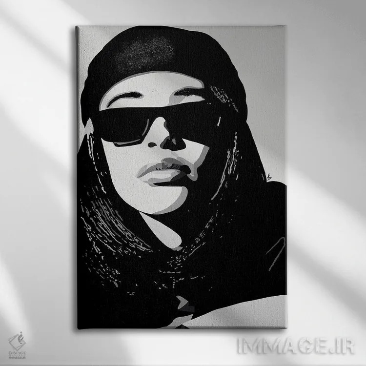 تابلو دکوراتیو یکی در میلیون اثر آرت پی سی ئی - نمای روبهرو روی دیوار
