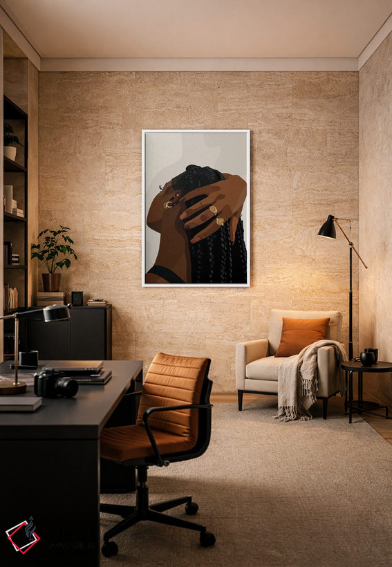 تابلو دکوراتیو راحت باش اثر آرت پی سی ئی - D5W