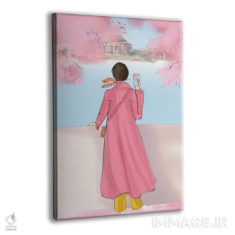 تابلو دکوراتیو آخر هفته در جشنواره گیلاس اثر هدر استیلافسن - نمای پرسپکتیو محصول