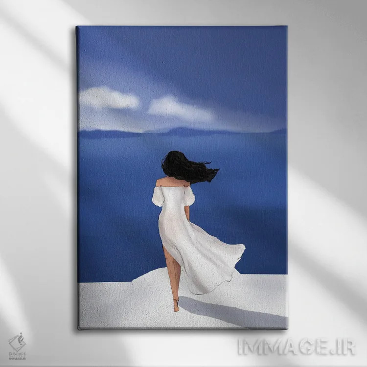 تابلو دکوراتیو بالای ابرها اثر هدر استیلافسن - نمای روبهرو روی دیوار