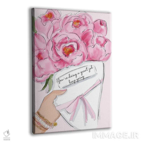 تابلو دکوراتیو کارت عالیه اثر هدر استیلافسن - نمای پرسپکتیو محصول