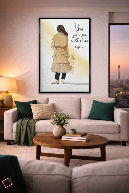 تابلو دکوراتیو Your Sun Will Shine Again,بله! خورشیدت دوباره خواهد درخشی… اثر هدر استیلافسن - D1B