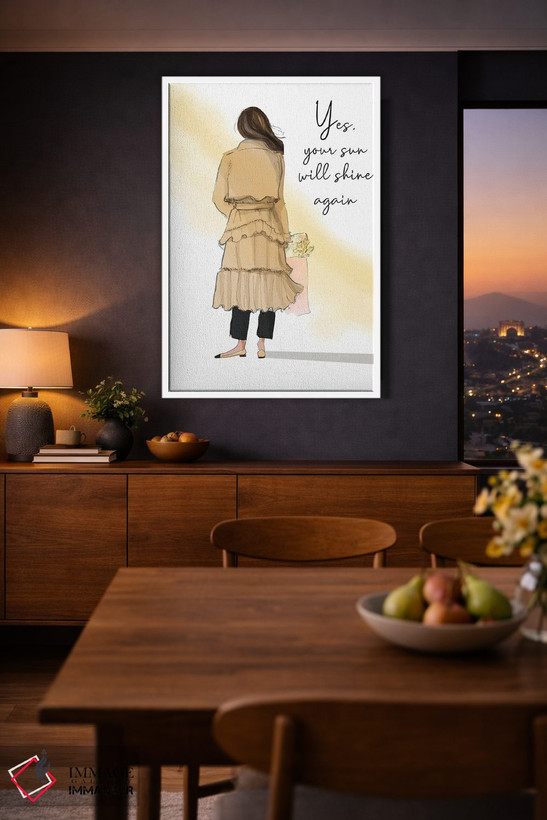 تابلو دکوراتیو Your Sun Will Shine Again,بله! خورشیدت دوباره خواهد درخشی… اثر هدر استیلافسن - D3W