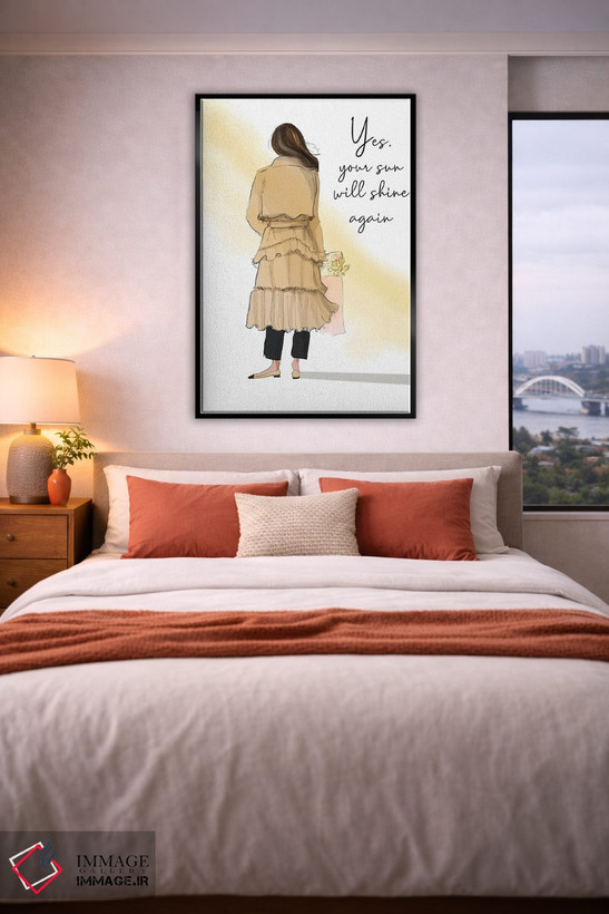 تابلو دکوراتیو Your Sun Will Shine Again,بله! خورشیدت دوباره خواهد درخشی… اثر هدر استیلافسن - D5B
