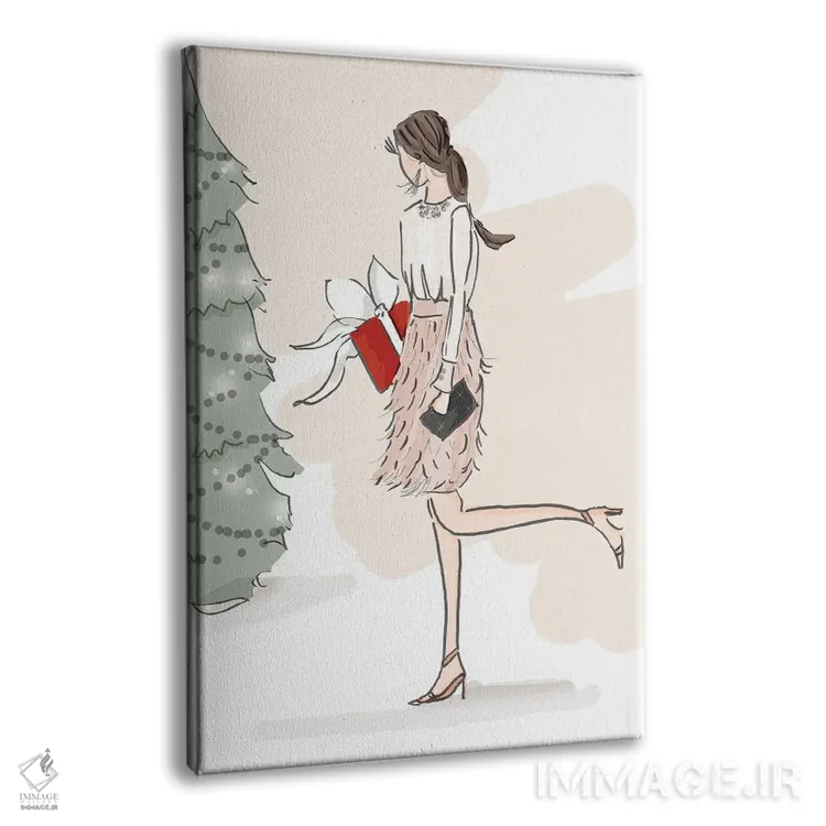 تابلو دکوراتیو کریسمس اثر هدر استیلافسن - نمای پرسپکتیو محصول