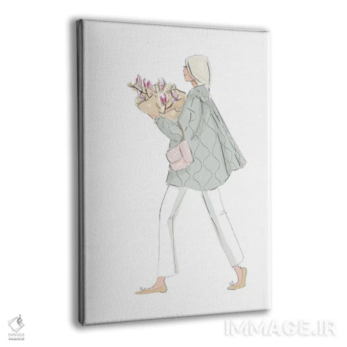 تابلو دکوراتیو ماگنولیا و کارهای روزمره اثر هدر استیلافسن - نمای پرسپکتیو محصول
