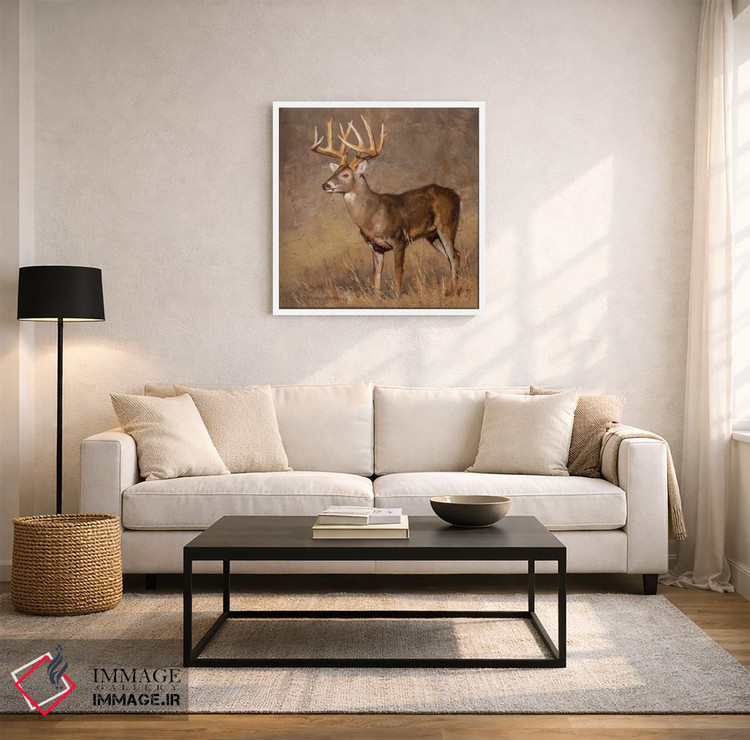 تابلو دکوراتیو بی رقیب اثر مارک مک کنا - D2W