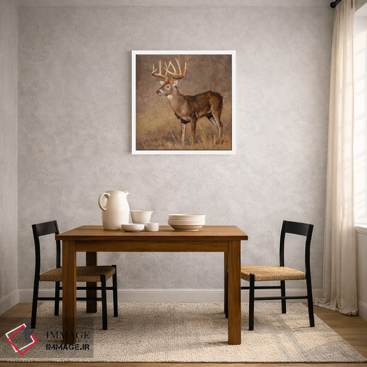 تابلو دکوراتیو بی رقیب اثر مارک مک کنا - D3W