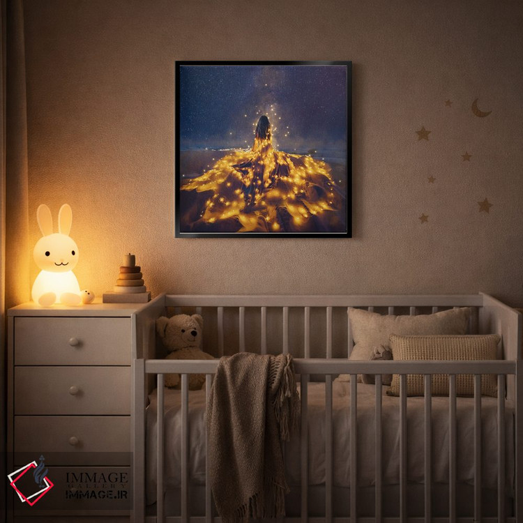 تابلو دکوراتیو صورت فلکی بیابان اثر هوبوپیبا - D5B