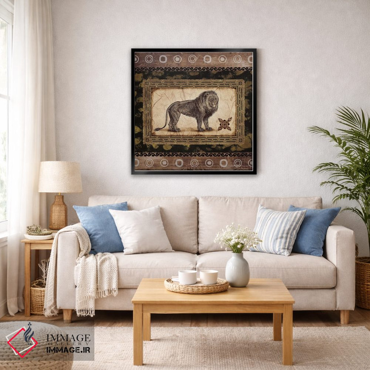 تابلو دکوراتیو "میدان بیان آفریقایی II" اثر مایکل مارکون - D6B