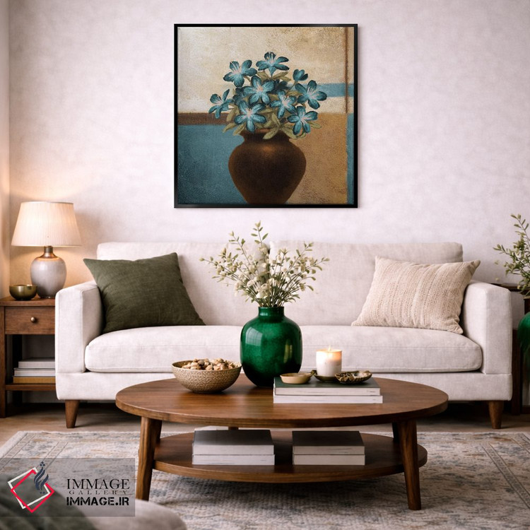 تابلو دکوراتیو نقش و نگار گل دار ۱ اثر مایکل مارکون - D4B
