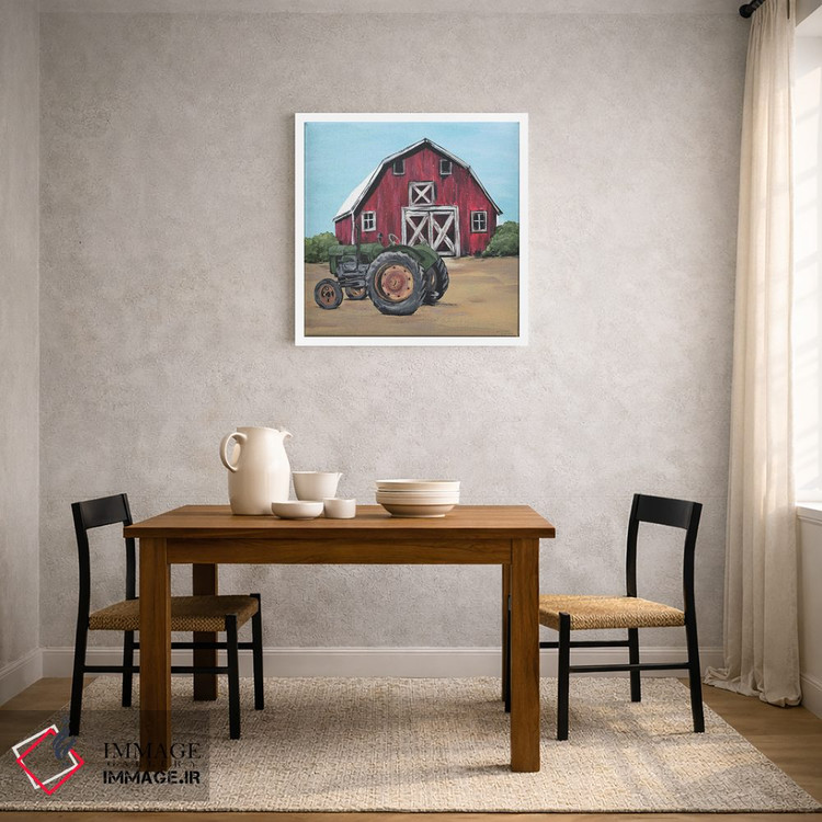 تابلو دکوراتیو پارکش کن در حیاط مزرعه اثر میشل نورمن - D2W