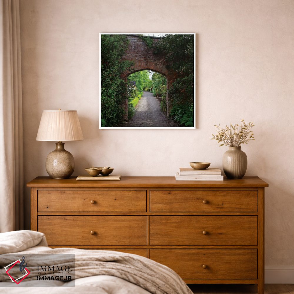 تابلو دکوراتیو The Dromoland Castle Very Green Walled Garden Path Through… اثر مریلین پارور - D1W