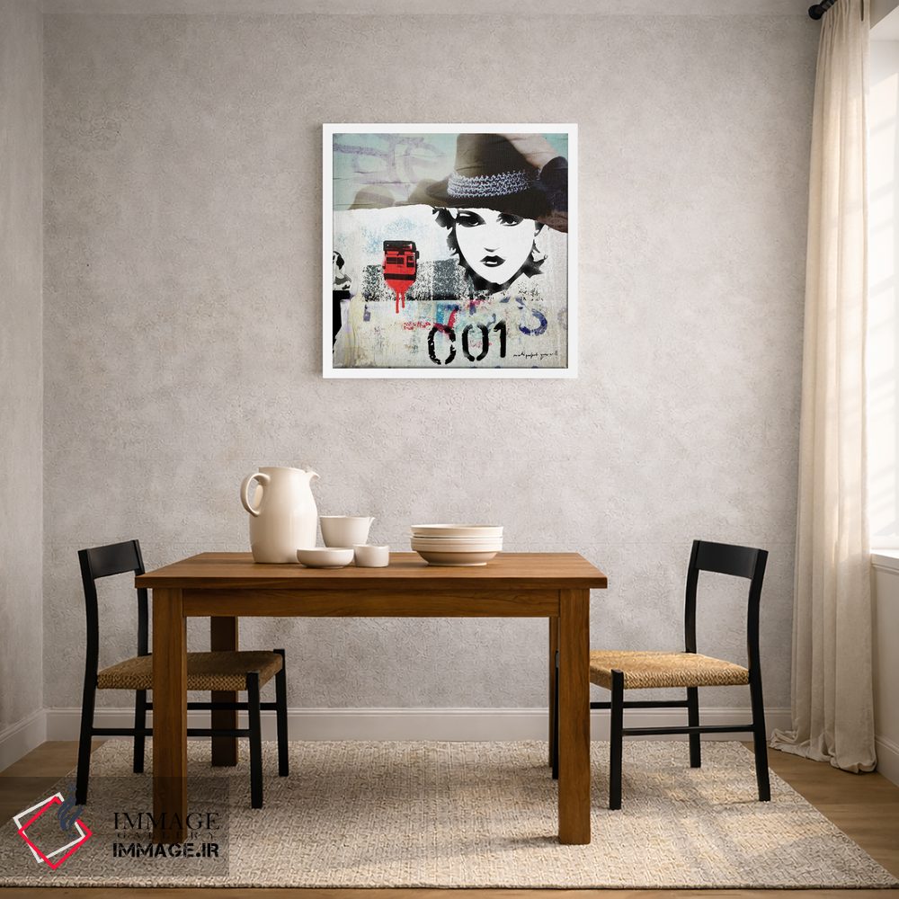 تابلو دکوراتیو اراده ات را کامل کن اثر مورگان پاسلیه - D2W