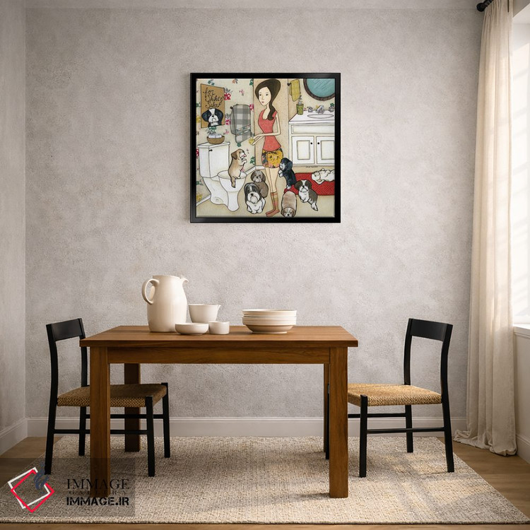 تابلو دکوراتیو برای خاطر شی تز اثر جیمی موراث - D2B