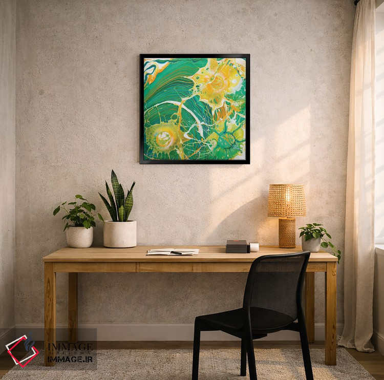 تابلو انتزاعی شراره ای از اشتیاق اثر مارینا استریاکووا - D5B