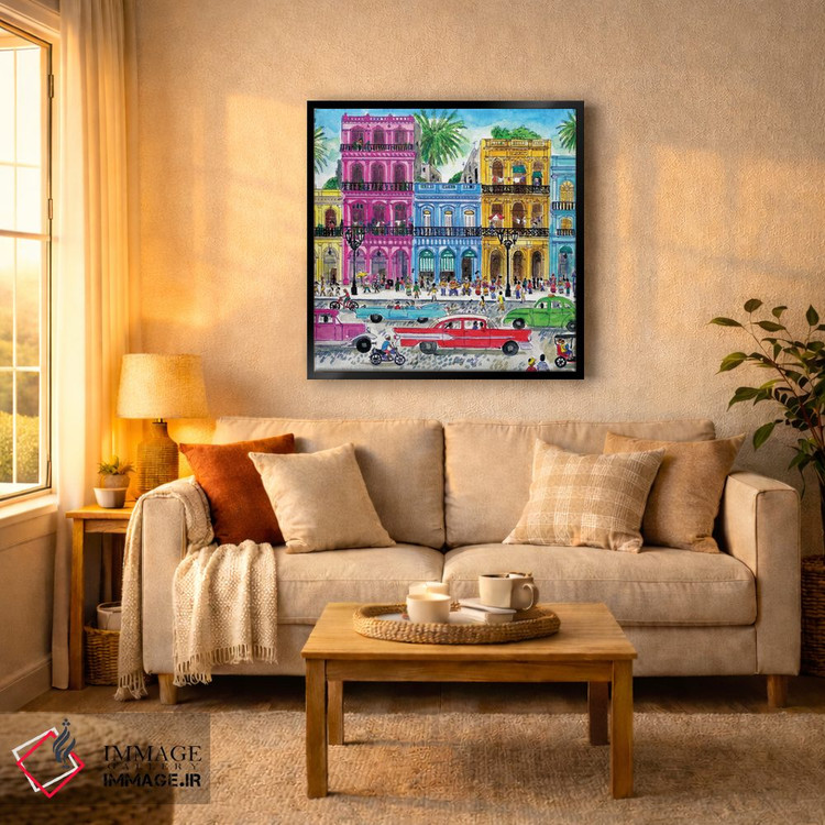 تابلو دکوراتیو کوبا اثر مایکل استورینگس - D6B