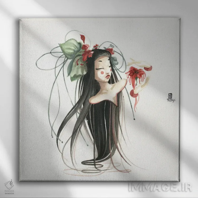تابلو دکوراتیو هوایی ۱ اثر میستگری - نمای روبهرو روی دیوار