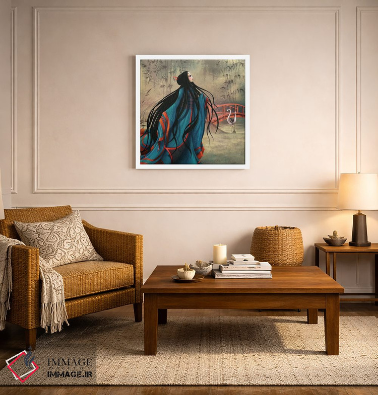 تابلو دکوراتیو باغ اثر میستگری - D3W
