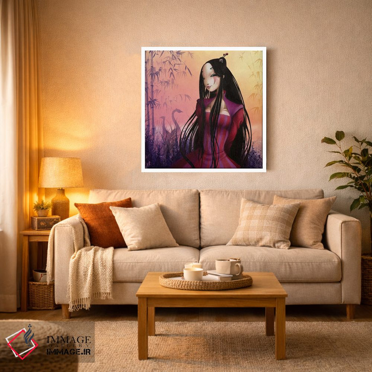 تابلو دکوراتیو شبح اثر میستگری - D3W