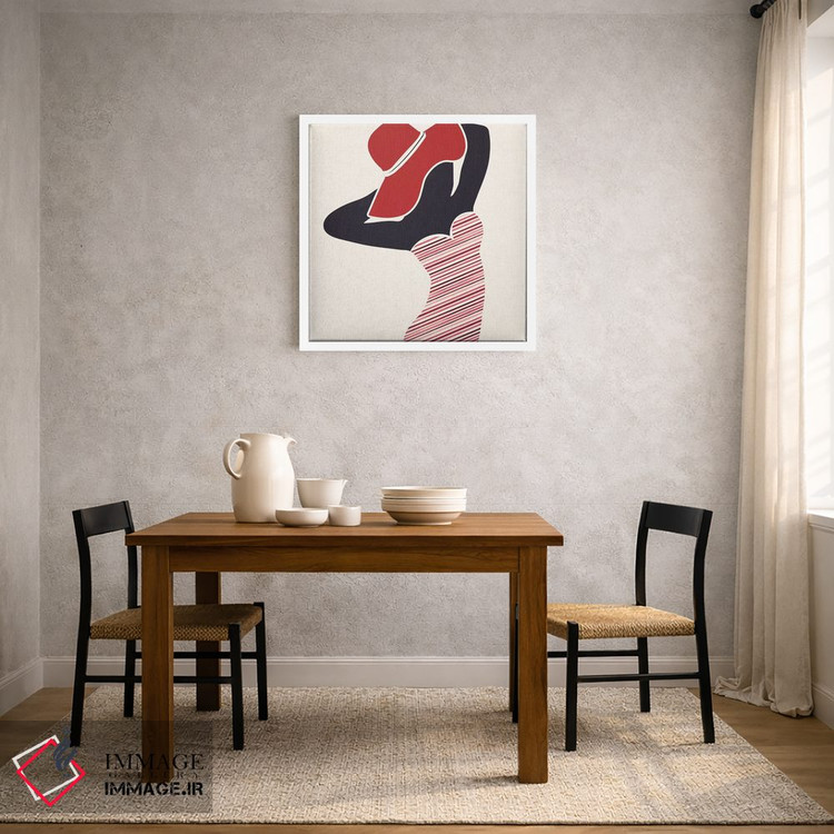 تابلو مینیمال زیبایی ساحل I اثر مدرن تروپیکال - D2W