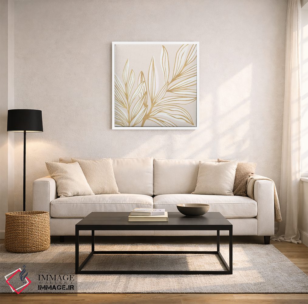 تابلو دکوراتیو چمنزار وحشی تابستانی اثر مدرن تروپیکال - D2W