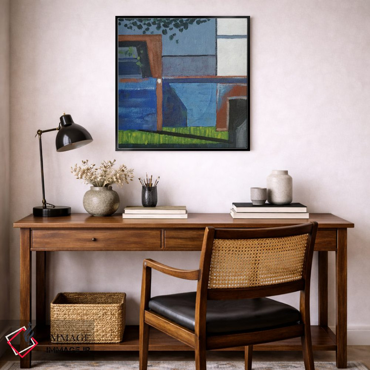 تابلو انتزاعی پاور واگن اثر مایکل وارد - D6B