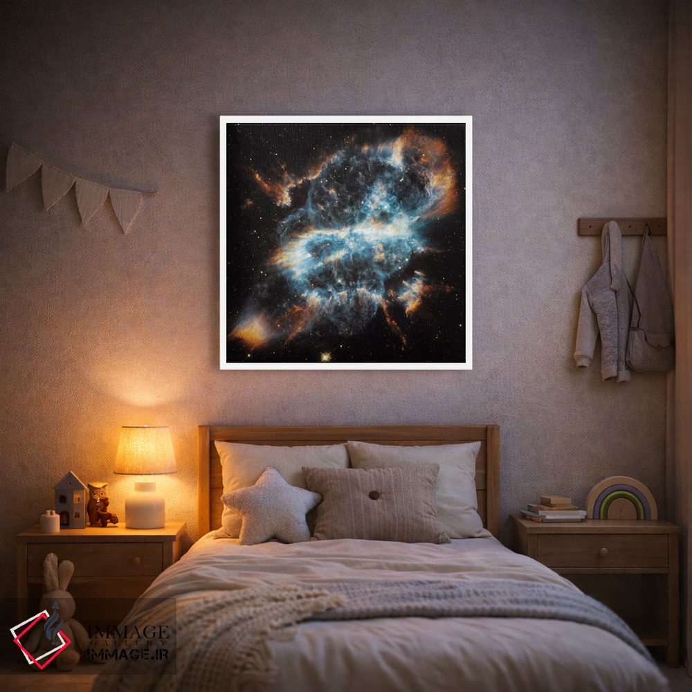 تابلو دکوراتیو تزئین سحابی سیاره ای، NGC 5189 اثر ناسا - D1W