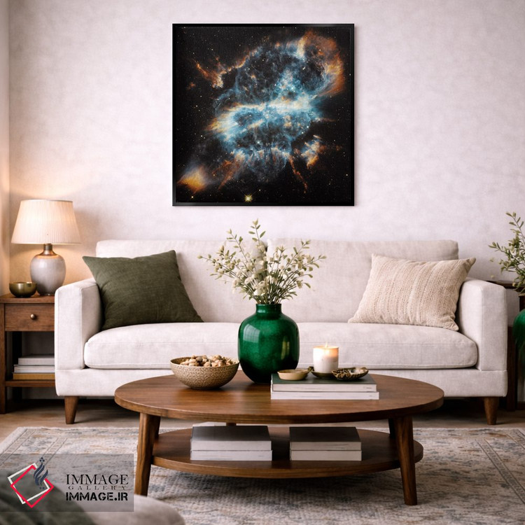 تابلو دکوراتیو تزئین سحابی سیاره ای، NGC 5189 اثر ناسا - D4B