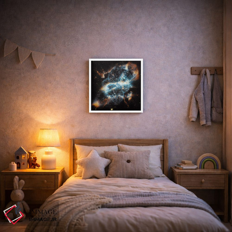 تابلو دکوراتیو تزئین سحابی سیاره ای، NGC 5189 اثر ناسا - D5W