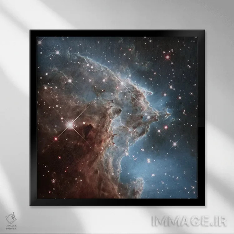 تابلو دکوراتیو NGC 2174 اثر ناسا - نمای قابدار مشکی