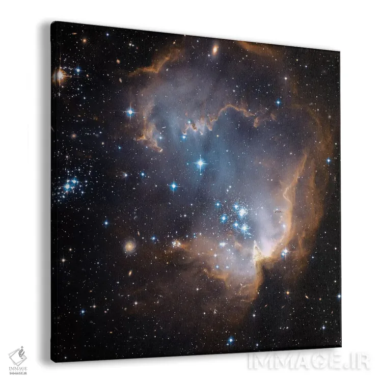 تابلو دکوراتیو ستارگان تازه شکل گرفته، N90، NGC 602 اثر ناسا - نمای پرسپکتیو محصول