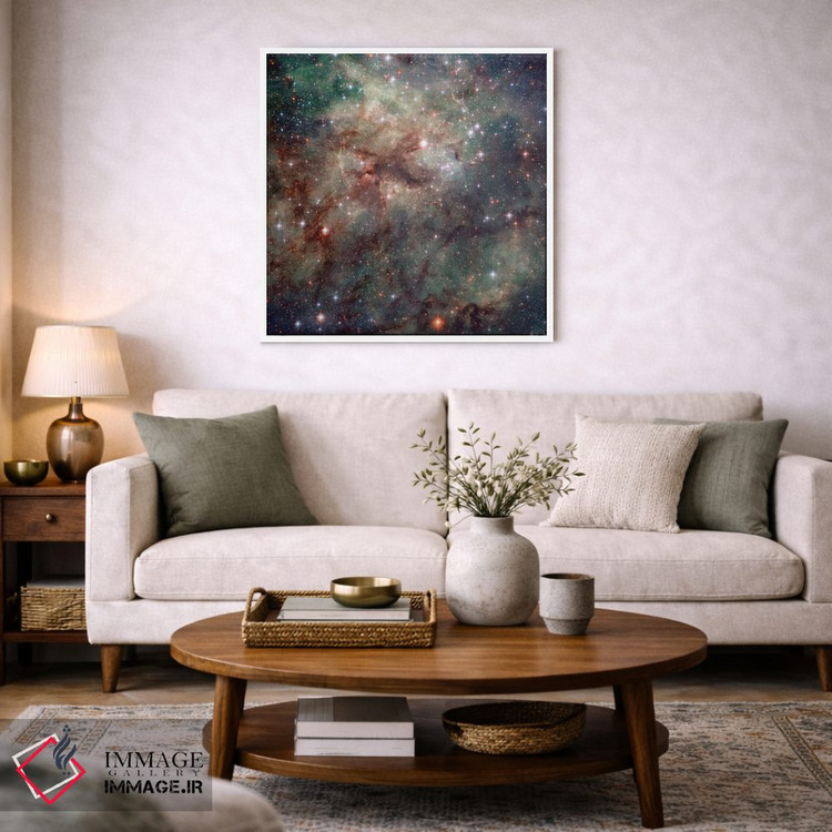 تابلو دکوراتیو نمای نزدیک NGC 2060 و NGC 2070، سحابی تارانتولا اثر ناسا - D3W