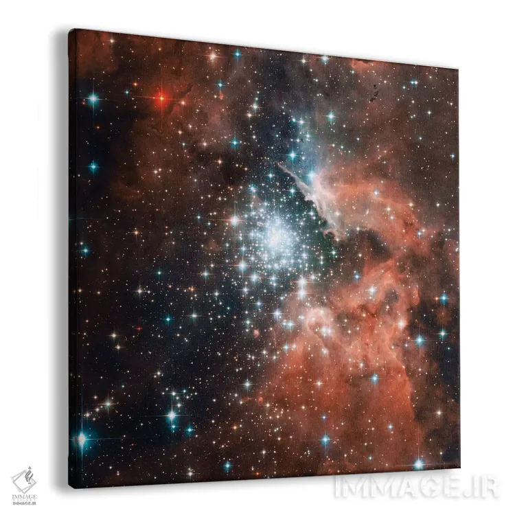 تابلو دکوراتیو NGC 3603 Nebula,خوشه ستاره ای جوان، سحابی NGC 3603 اثر ناسا - نمای پرسپکتیو محصول