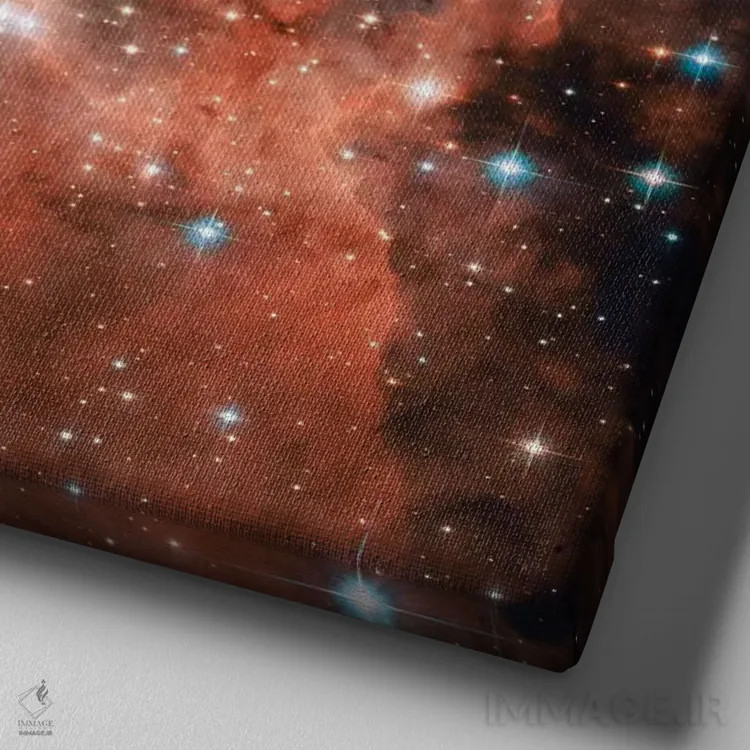 تابلو دکوراتیو NGC 3603 Nebula,خوشه ستاره ای جوان، سحابی NGC 3603 اثر ناسا - نمای نزدیک بافت بوم