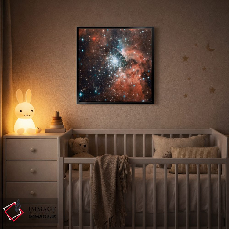تابلو دکوراتیو NGC 3603 Nebula,خوشه ستاره ای جوان، سحابی NGC 3603 اثر ناسا - D5B
