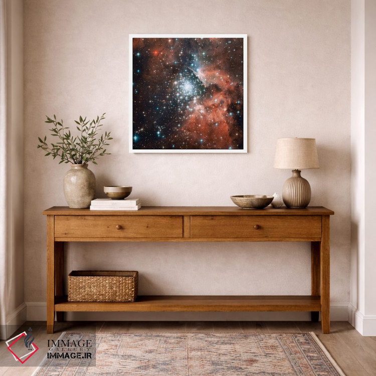 تابلو دکوراتیو NGC 3603 Nebula,خوشه ستاره ای جوان، سحابی NGC 3603 اثر ناسا - D6W