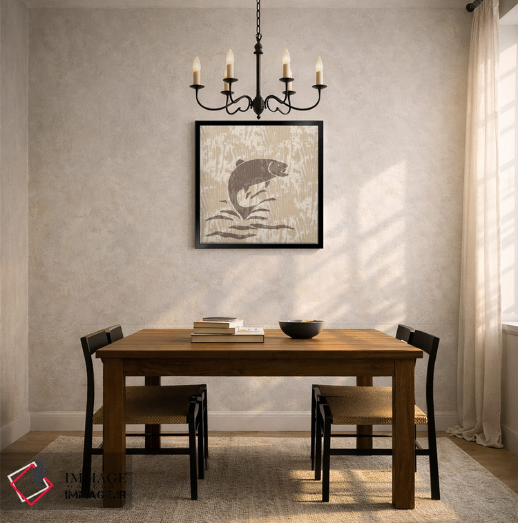 تابلو دکوراتیو کلبه روح چهار اثر نیکلاس بیسکاردی - D6B