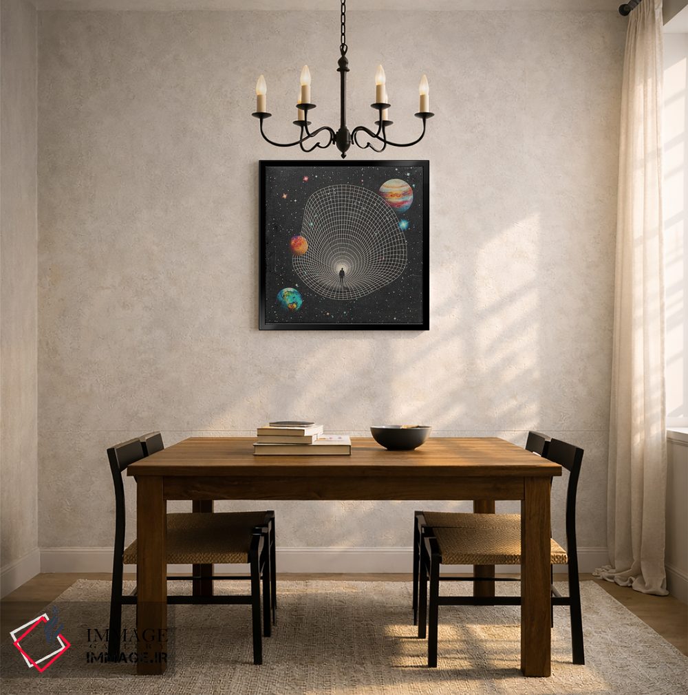 تابلو دکوراتیو دروازه فضای انتزاعی اثر نیبرا ویژوالز - D5B