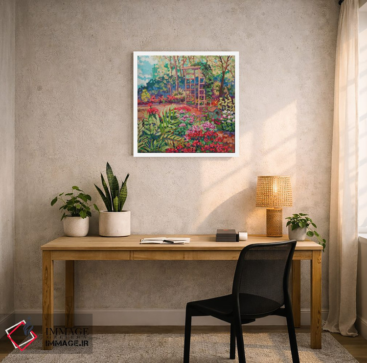 تابلو دکوراتیو بازیابی بهشت اثر هدر نگی - D3W