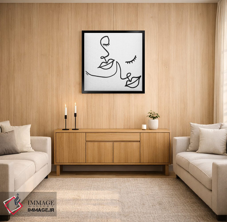 تابلو مینیمال بامزه اثر نینهول - D3B