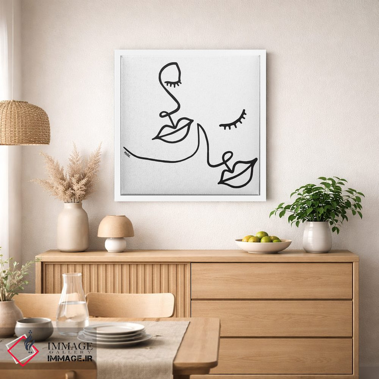تابلو مینیمال بامزه اثر نینهول - D6W