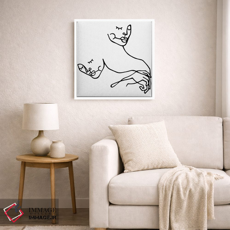 تابلو مینیمال یک عشق اثر نینهول - D4W